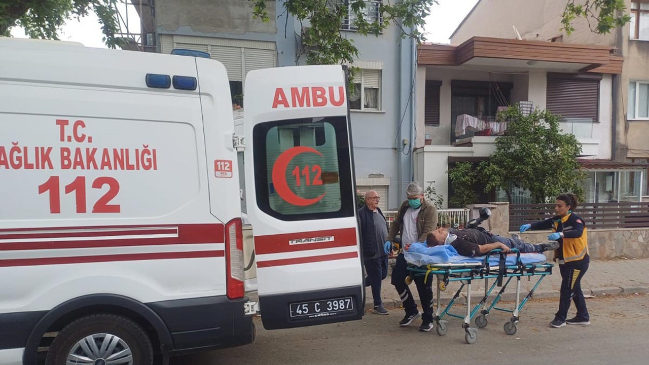 Manisa’da iş kazası! iskelede dengesi kaybedip düştü