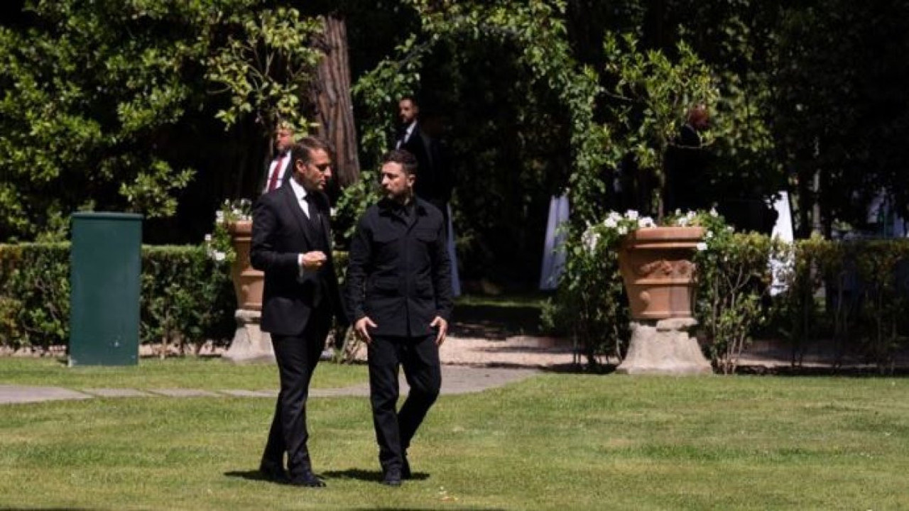 Macron ve Zelenskiy’den Roma’da ateşkes zirvesi