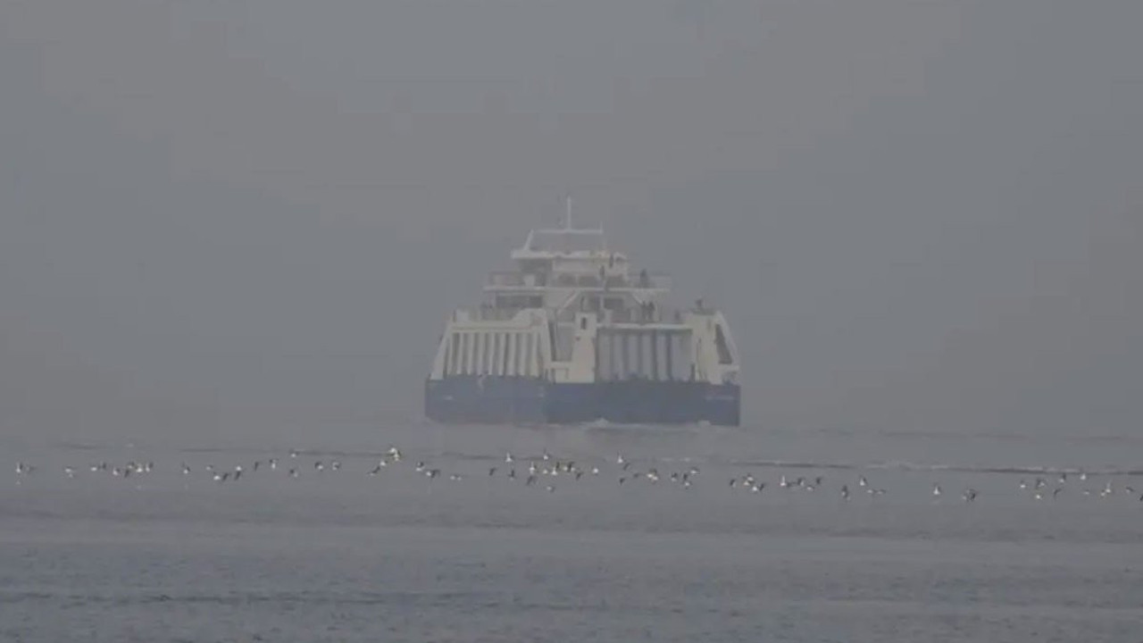 Marmara'da feribot seferleri iptal edildi