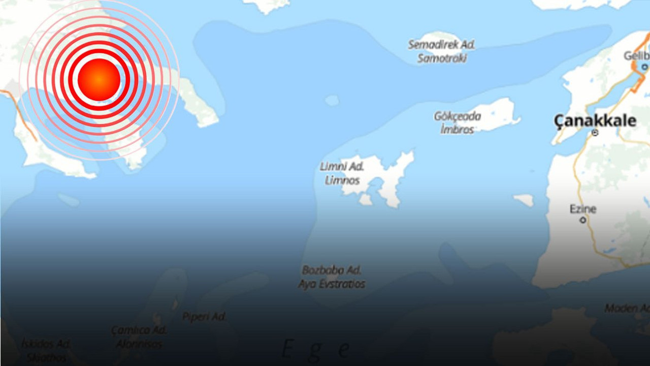 Ege Denizi'nde korkutan deprem! (1 Mayıs 2025)