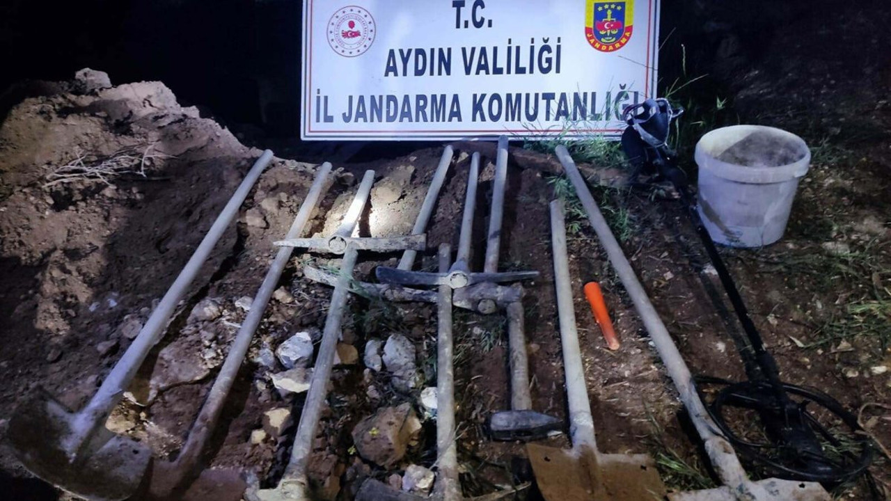 Aydın’da SİT alanında kaçak kazı! Tutuklamalar var