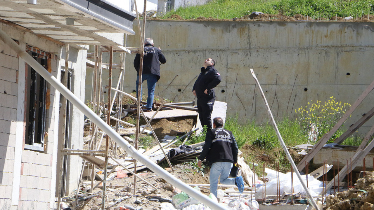 Samsun’da korkunç kaza! İşçi zemine çakıldı!
