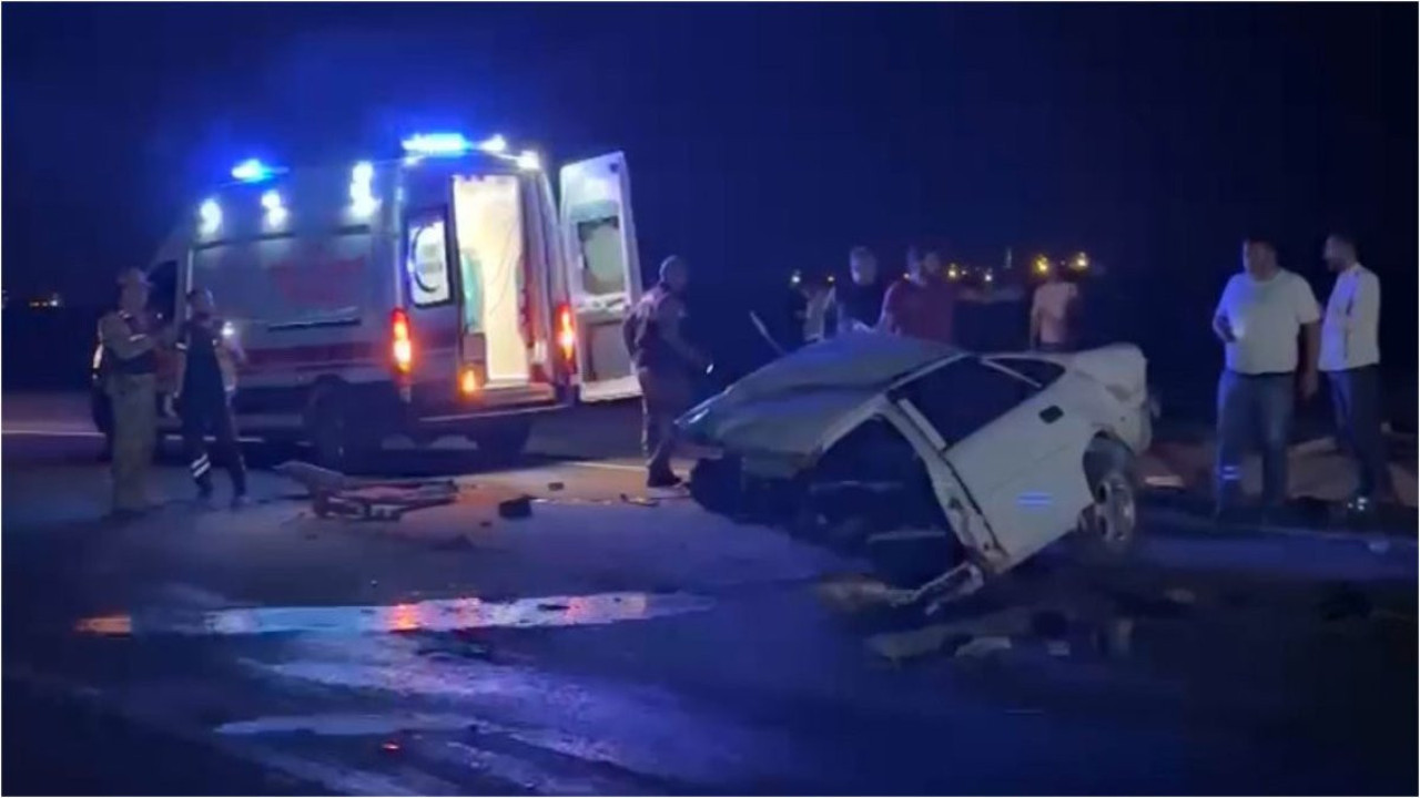 Otomobil tıra çarptı: 1 ölü, 1 yaralı