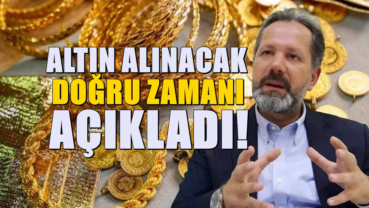 İslam Memiş gram altın alınacak doğru zamanı açıkladı