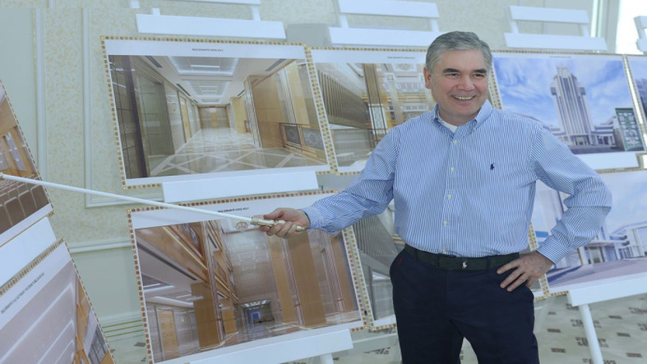 Türkmen lider yeni projeleri bizzat inceledi
