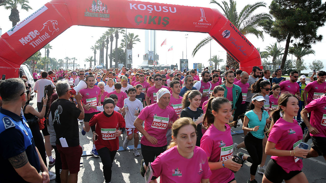 İzmir'de Zübeyde Hanım Koşusu gerçekleşti