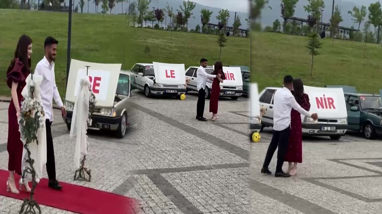 Gençten kız arkadaşına ilginç evlenme teklifi