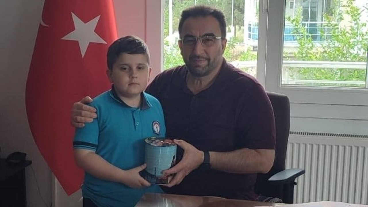 Minik yürekten duygulandıran bağış