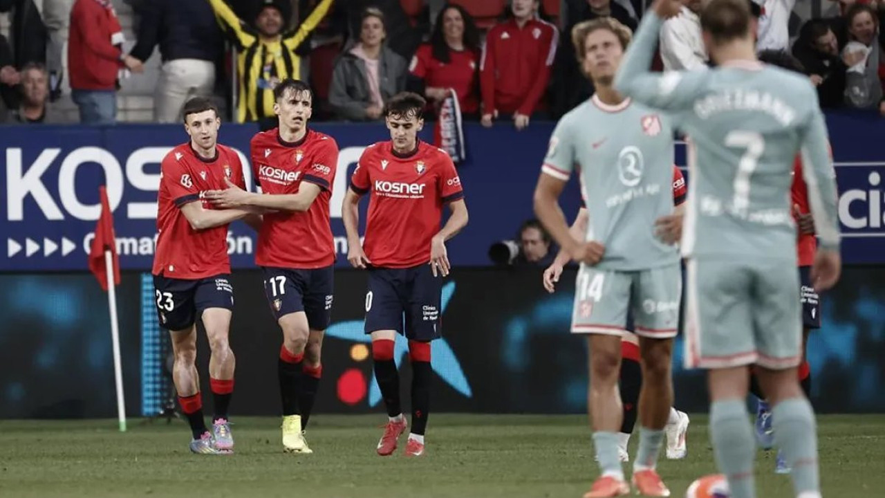 Osasuna'dan Atletico Madrid’e büyük darbe