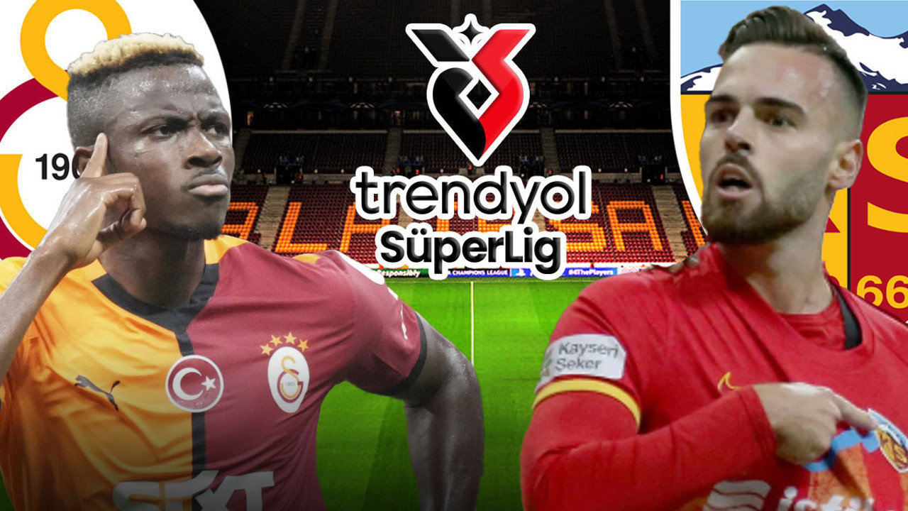 Cimbom şampiyonluk maçına çıkıyor! Galatasaray - Kayserispor maçının muhtemel ilk 11'leri belli oldu