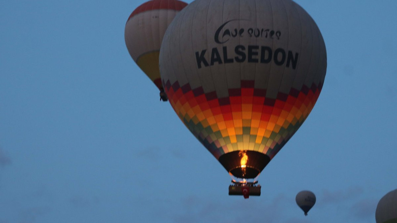Kapadokya'da 19 Mayıs coşkusu! Sıcak hava balonları gökyüzüne süzüldü