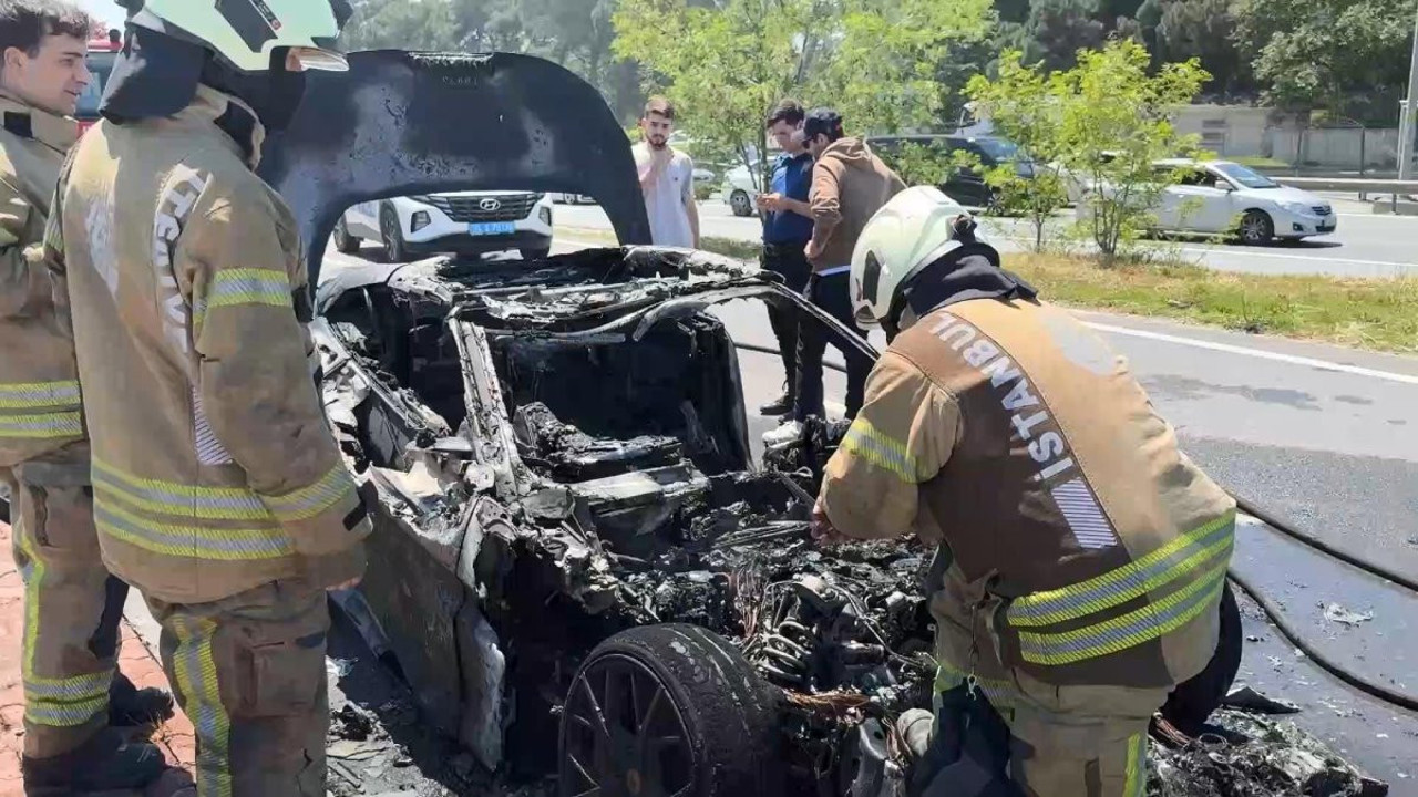 Adalı’nın oğlu ölümden döndü: Aracı yolda alev aldı
