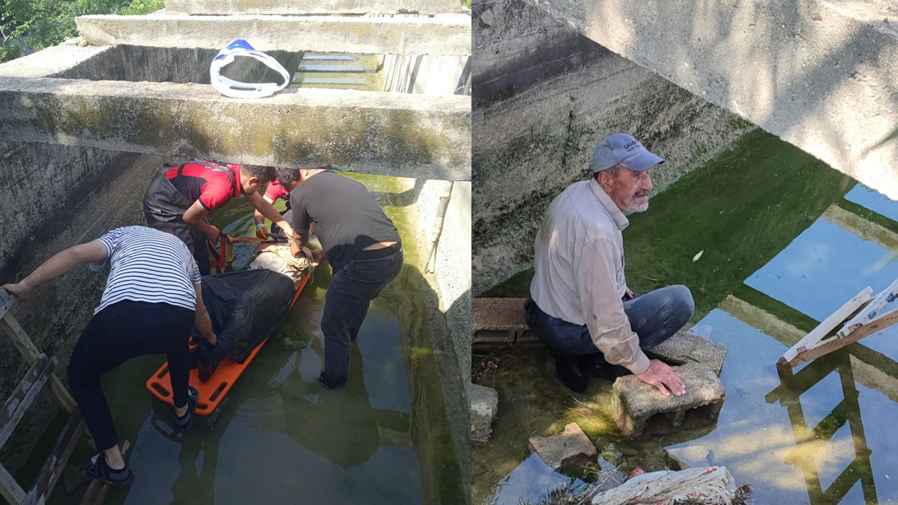 Mersin’de yaşlı adamın kanal macerası