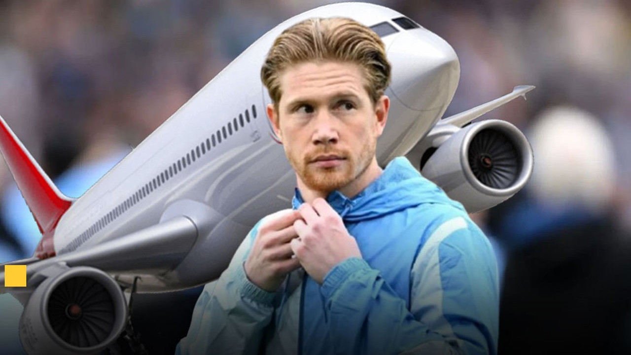 Galatasaray ile anılıyordu! Kevin De Bruyne uçağa bindi