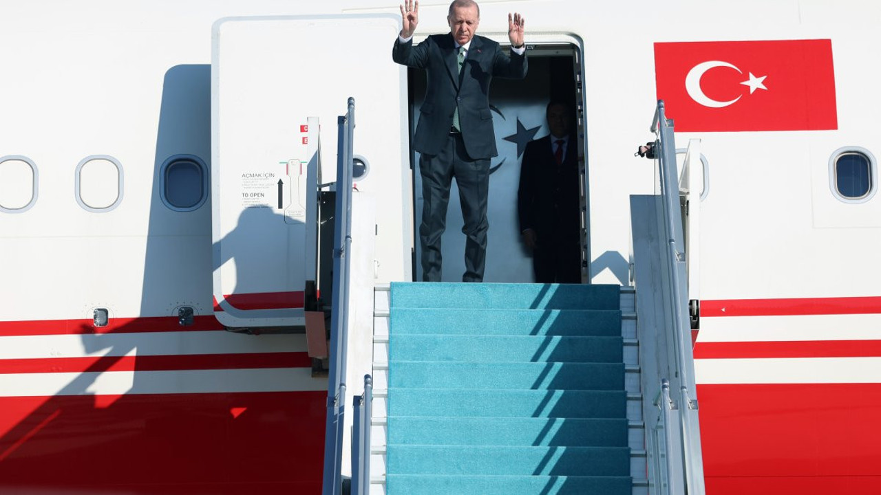 Cumhurbaşkanı Erdoğan, Azerbaycan'a gitti