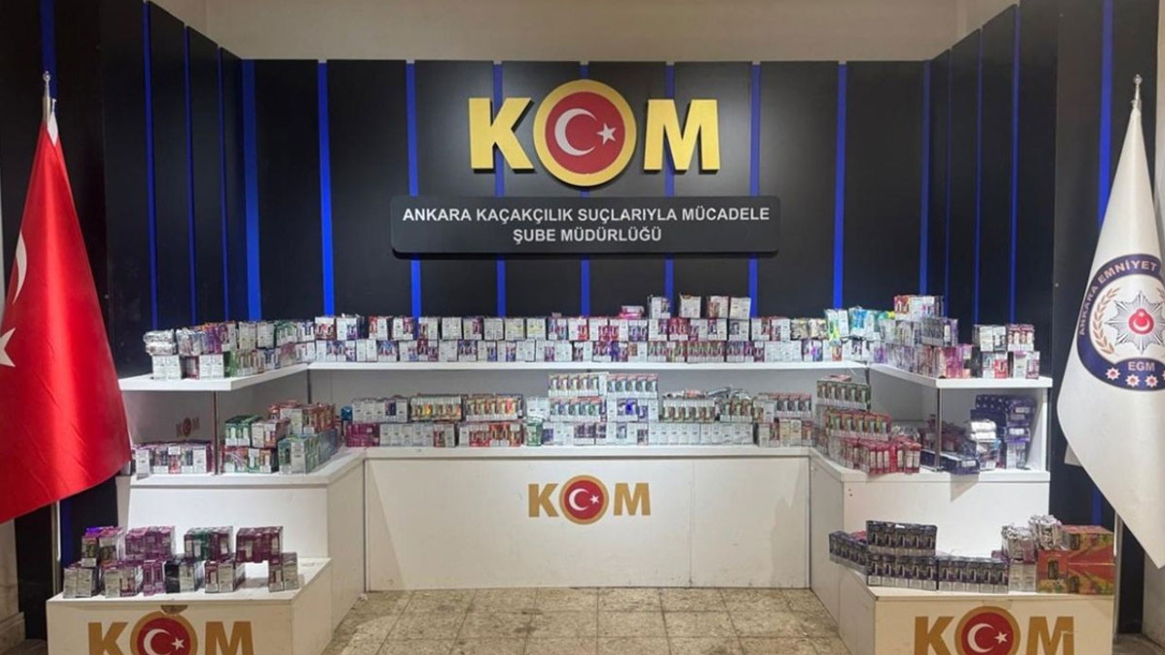 Ankara'da ele geçirildi! Piyasa değeri 3 milyon lira