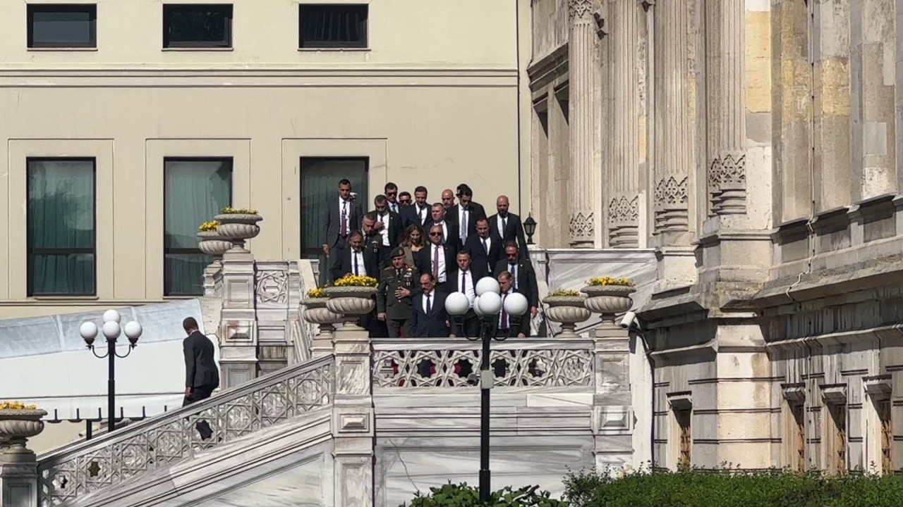 MİT Başkanı İbrahim Kalın, Çırağan Sarayı'ndan ayrıldı