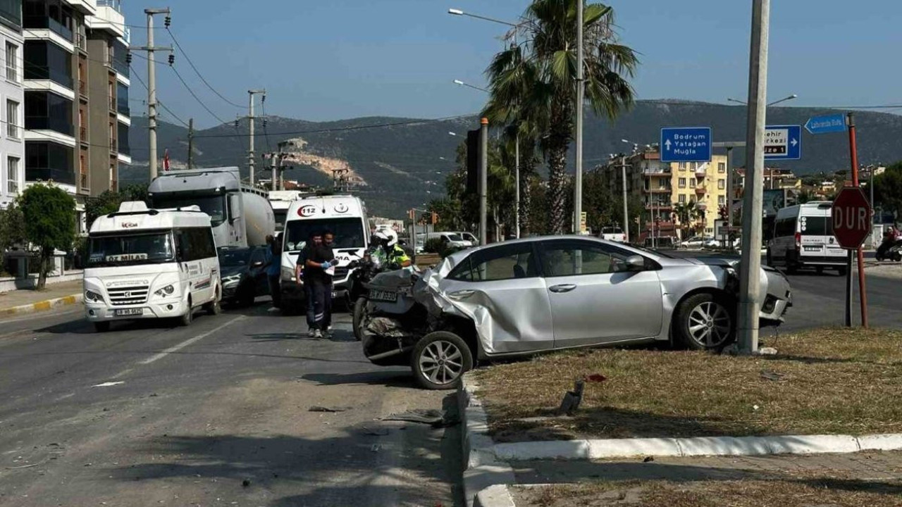 Milas’ta trafik kazası: 1 yaralı