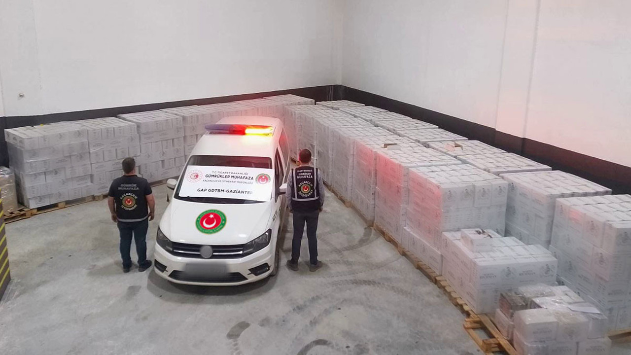Ticaret Bakanlığı tonlarca kaçak içkiye el koydu