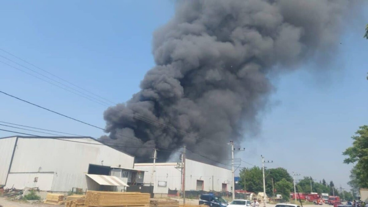 Kocaeli'deki korkutan yangın! Ekipler kontrol altına aldı