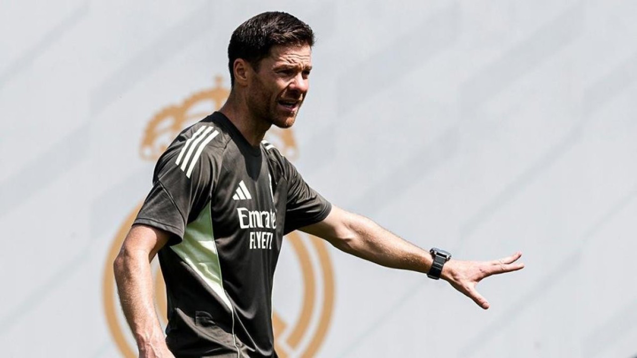 Xabi Alonso, Real Madrid ile ilk antrenmanında