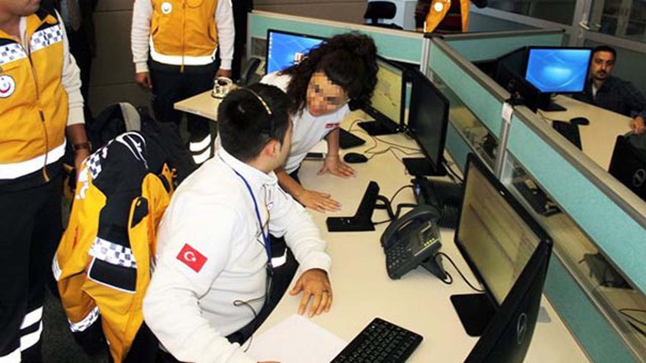 112'yi arayıp küfreden adama