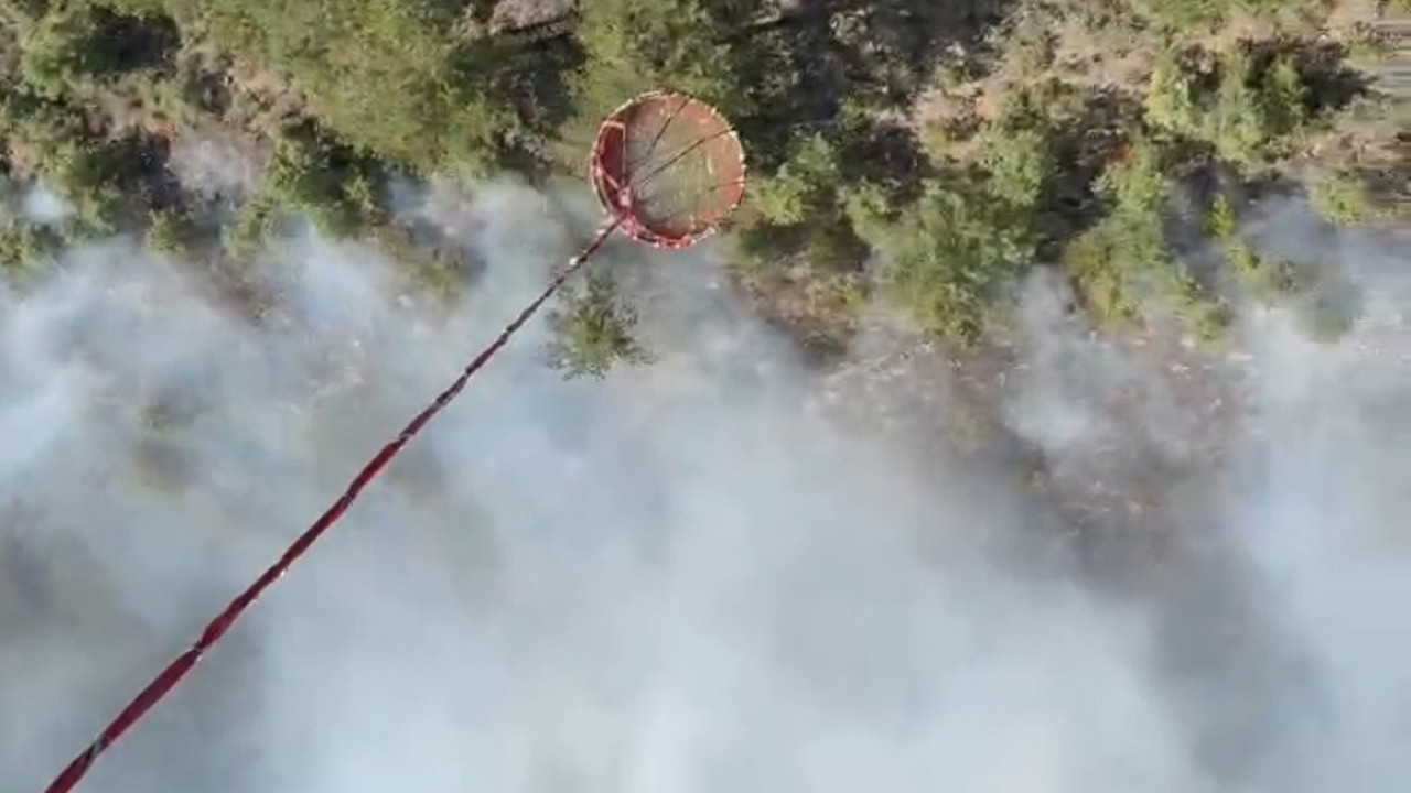 Bigadiç'te orman yangını