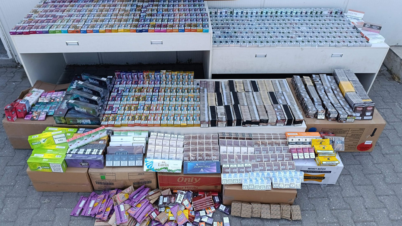 Milyonluk kaçak tütün operasyonu