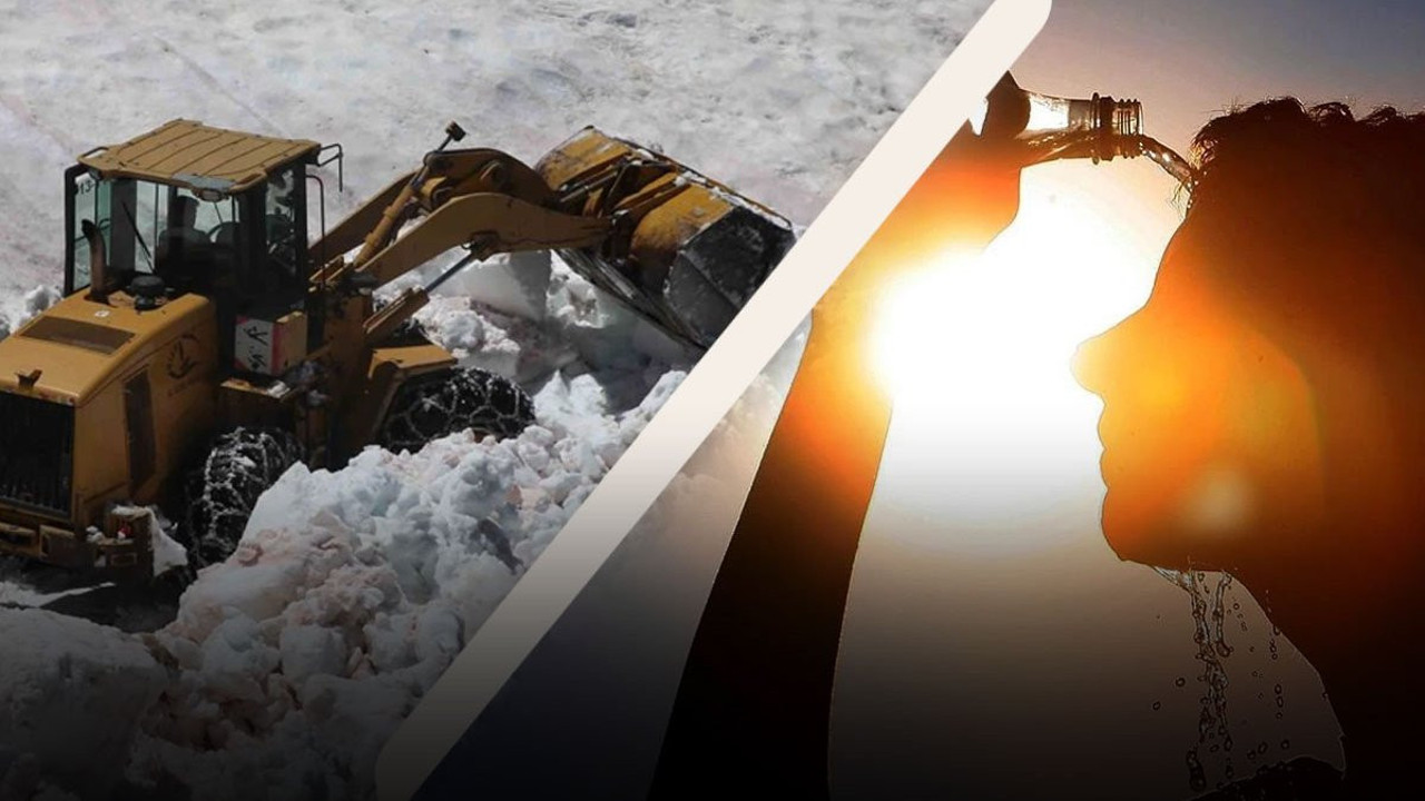 Türkiye sıcaktan bunalırken, o il kar temizliyor! Kar kalınlığı 5 metreyi geçti