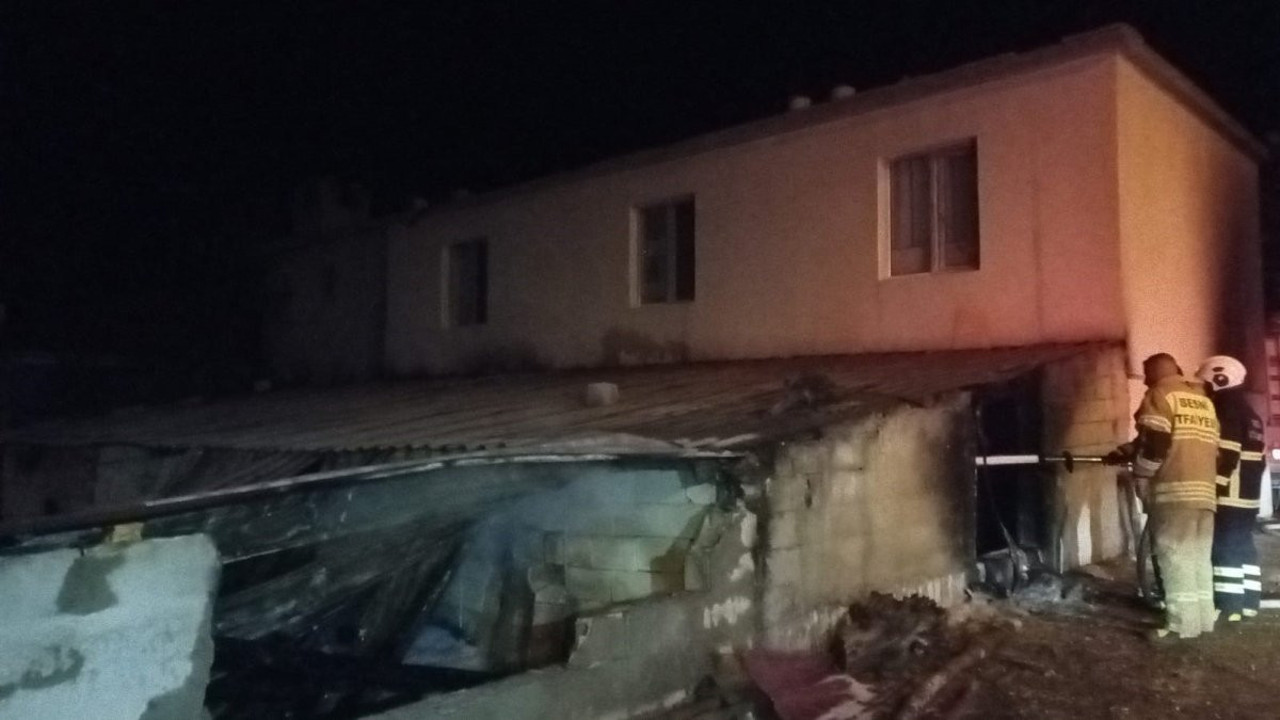 Adıyaman'da ahır yangını korkuttu