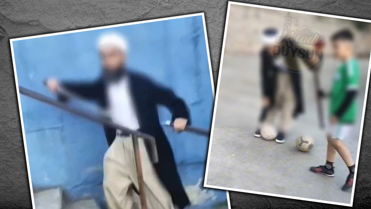 Kılıçlı meczuptan Atatürk büstüne çirkin saldırı! "Heykellerini kıracağız" diyerek hücum etti