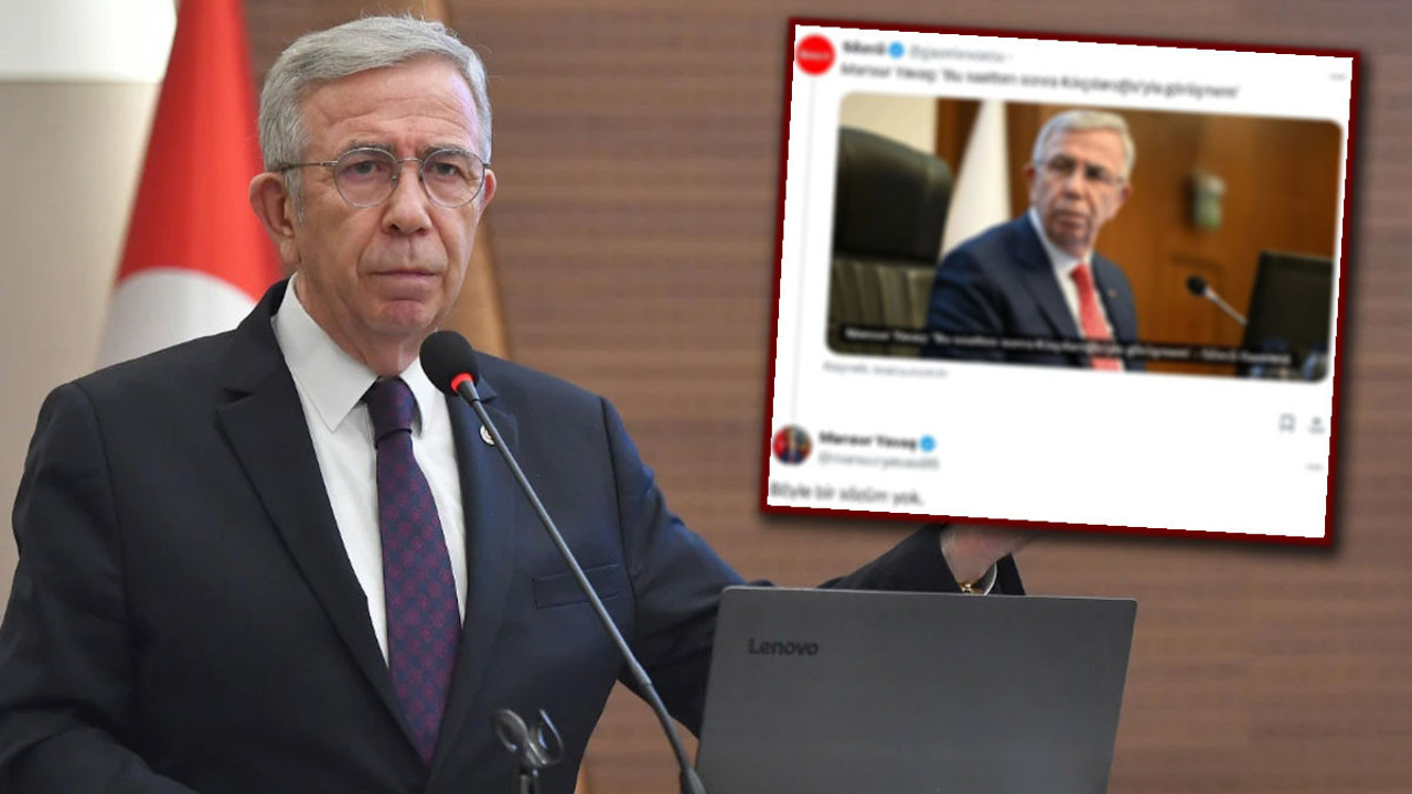 Mansur Yavaş, Sözcü'yü yalanladı!