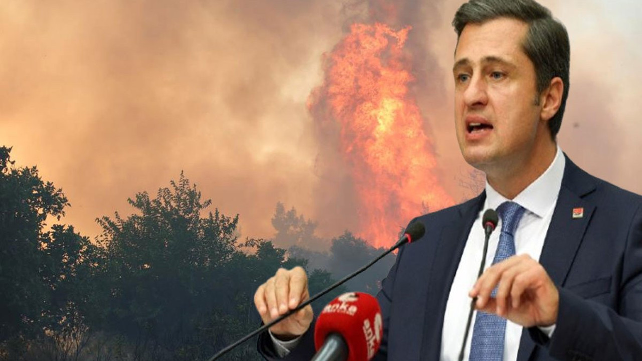 CHP'li Deniz Yücel isyan etti! 'Yangın söndürme uçakları ortada yok. Her yıl aynı tablo'