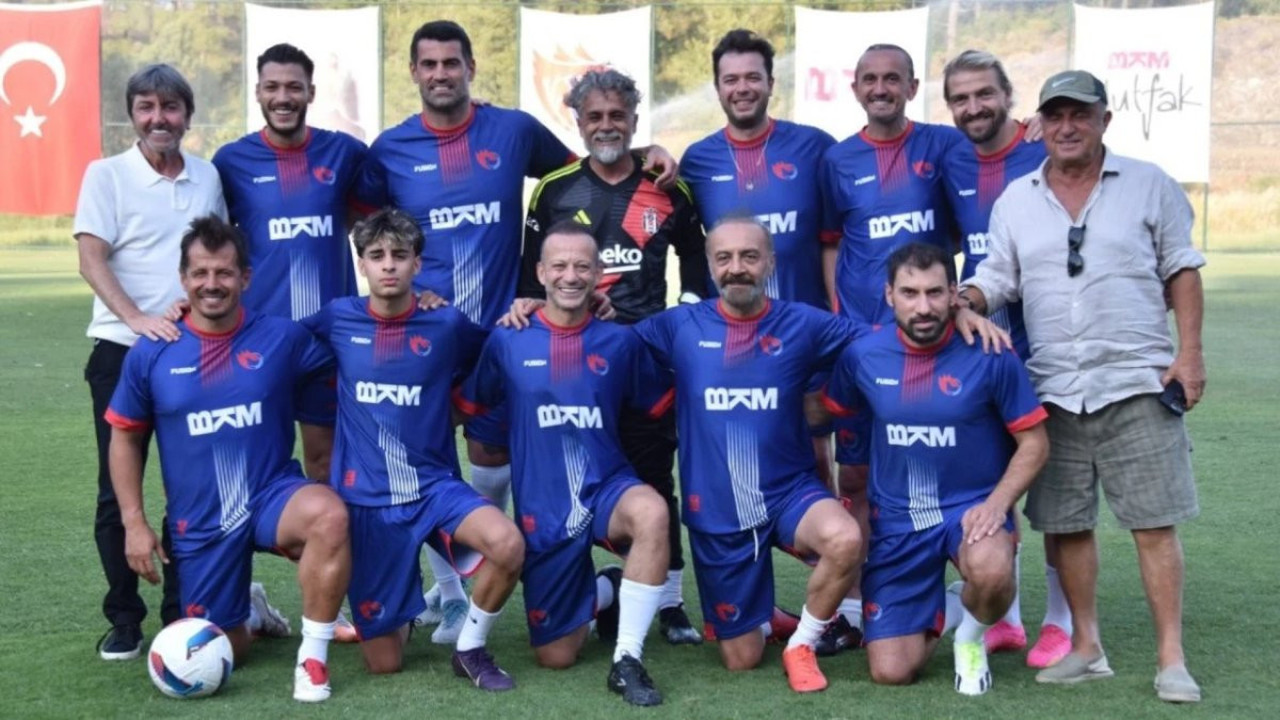 Fatih Terim de oradaydı Kıvanç Tatlıtuğ da! Ünlülerin maçına 'Çirkef' damgası