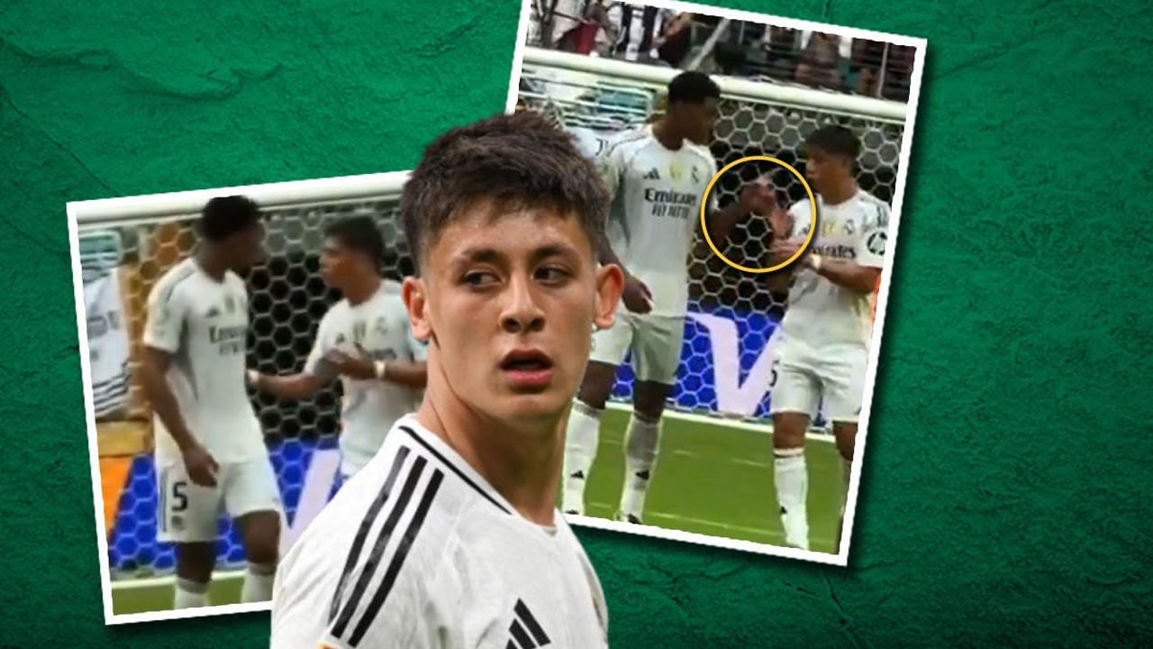 Real Madrid'de Arda Güler depremi! Sahanın ortasında Jude Bellingham ile birbirlerine girdiler