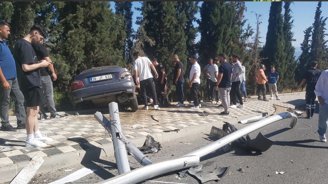 Dilovası’nda korku dolu kaza! Kazayı görenler gözlerine inanamadı