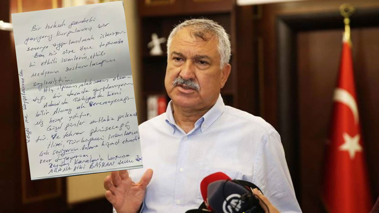 Tutuklanan Zeydan Karalar'dan ilk mesaj