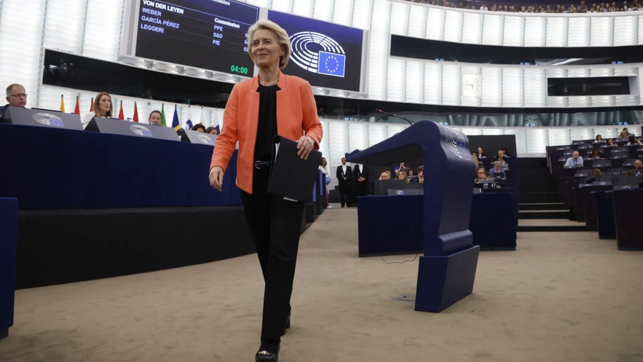 Von der Leyen, Avrupa Parlamentosu'ndan güvenoyu aldı