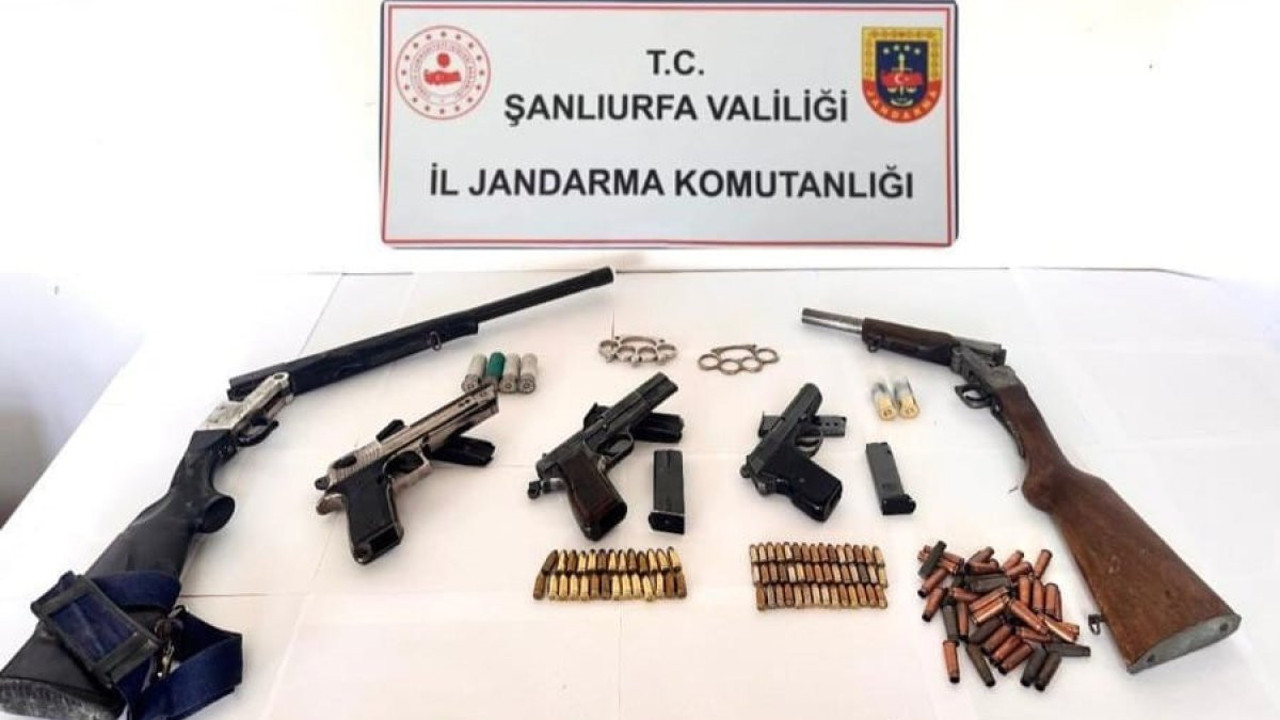 Şanlıurfa'da silah kaçakçılığı operasyonu!