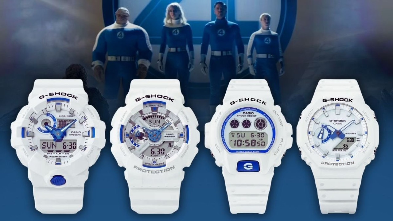 Marvel ve G-Shock’tan 60’lara saygı duruşu: Fantastik Dörtlü koleksiyonu geliyor