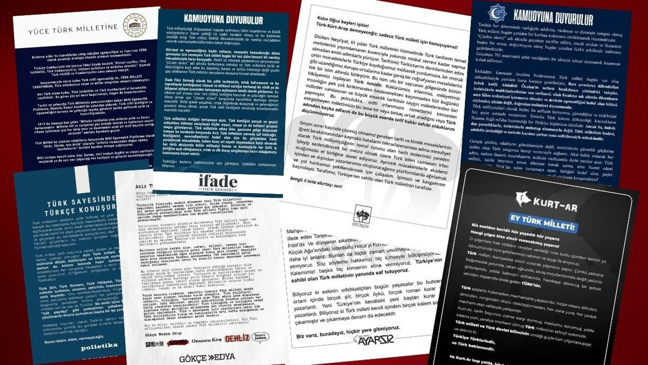 Ötüken "kalın Oğuz beylerine" çağrı yaptı: Bildiriler havada uçuştu