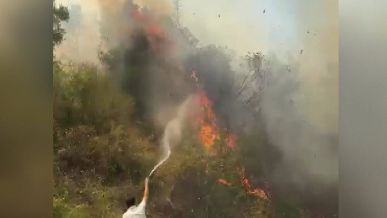 Bursa’da tarım arazisinde çıkan yangın söndürüldü