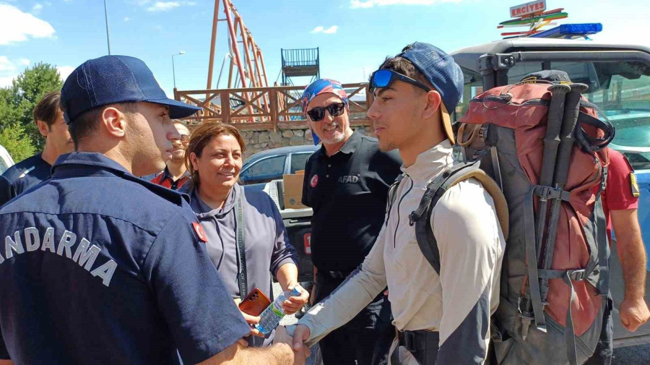 Erciyes’te kendisinden haber alınamayan genç bulundu