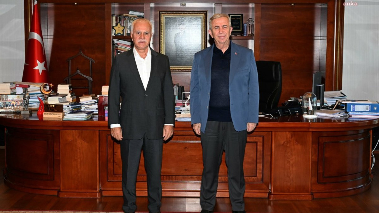 Koray Aydın'dan Mansur Yavaş'a ziyaret