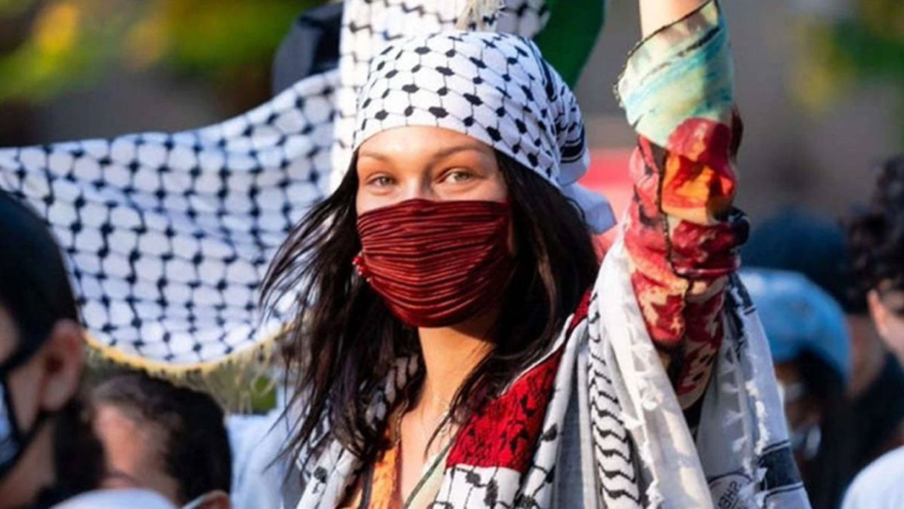 Dünyaca ünlü modelden Gazze paylaşımı! Filistin halkının yanında böyle durdu