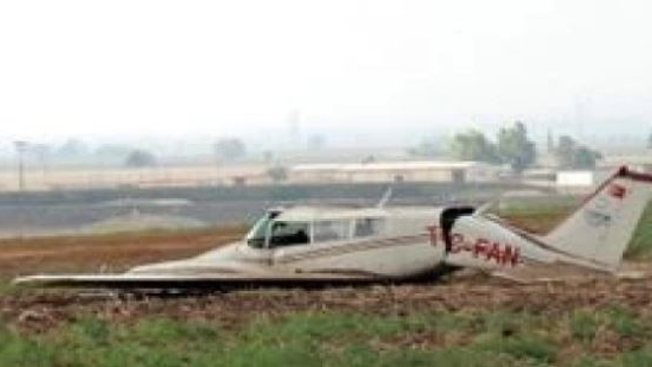 Adana'da uçak düştü! Ağır yaralılar var