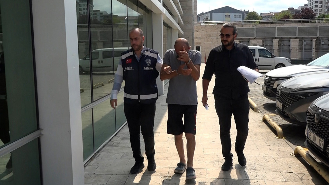 Samsun’da hırsız alarmı! İnşaatta el feneri ile yakalandı