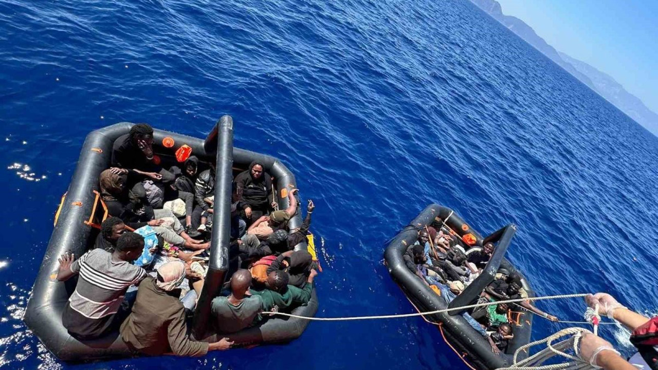 147 kaçak göçmen kurtarıldı!