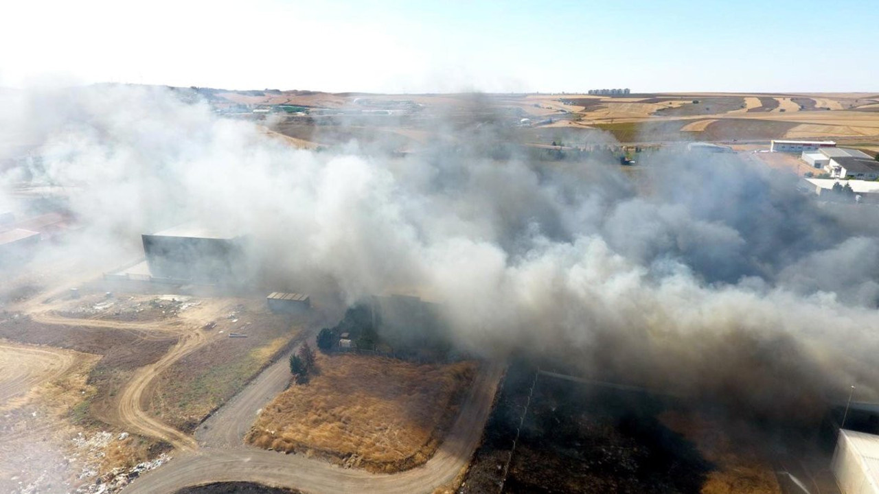 Tekirdağ'da tekstil fabrikasında yangın