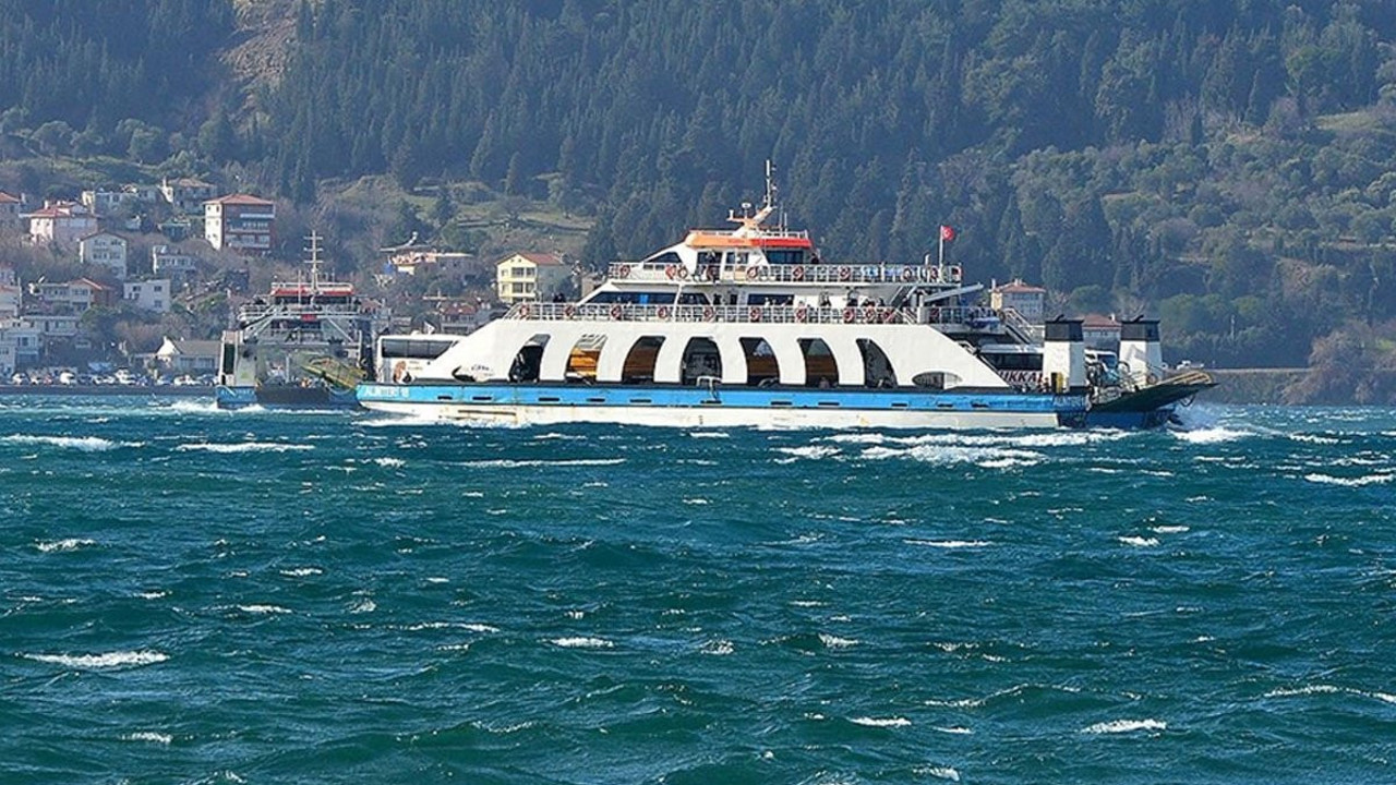 Feribot seferleri iptal edildi